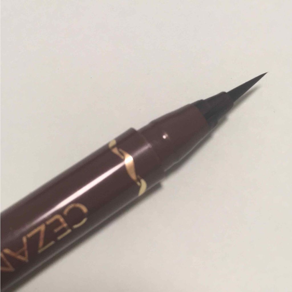 極細アイライナー(旧)/CEZANNE/リキッドアイライナーを使ったクチコミ（2枚目）