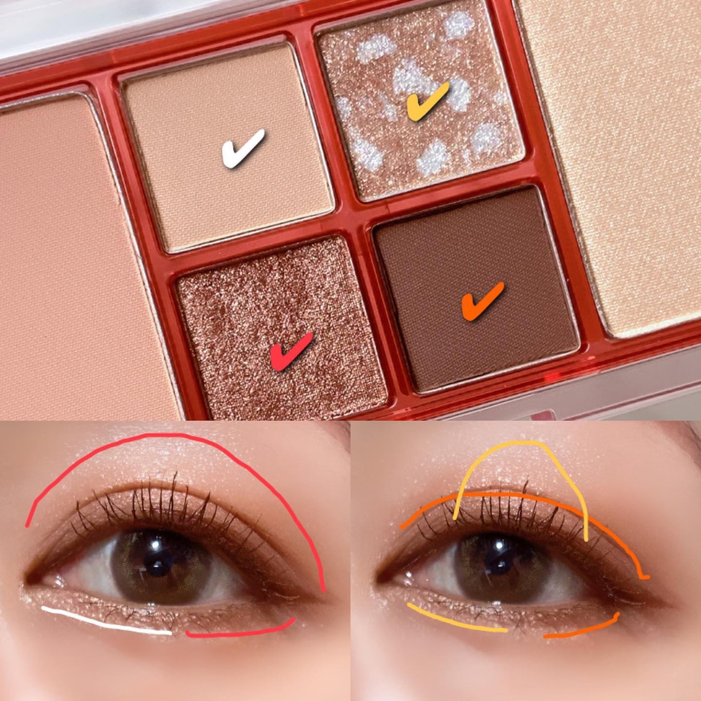 ヴィーガンフェイスオールパレット/AMUSE/アイシャドウパレットを使ったクチコミ(4枚目)