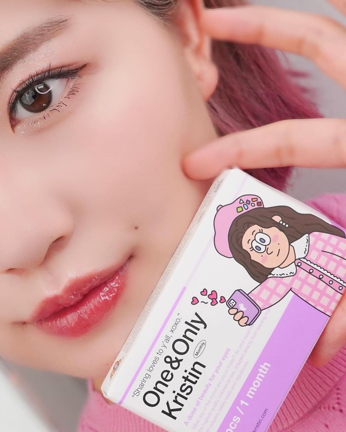 One & Only Kristin/Hapa kristin/カラーコンタクトレンズを使ったクチコミ(7枚目)