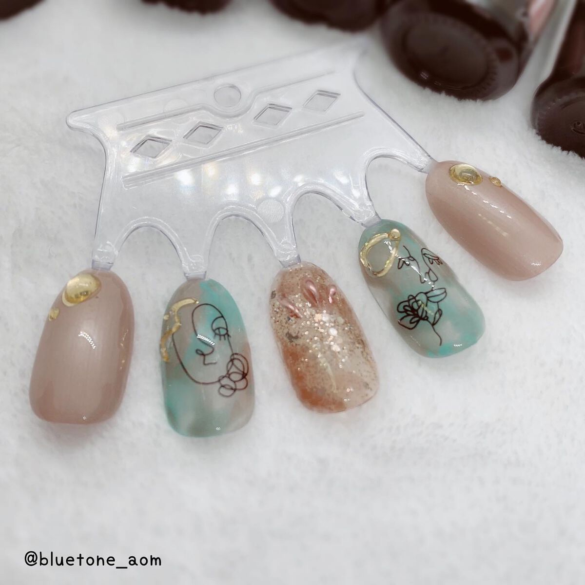 ジェルネイル（ライト対応）/セリア/ジェルネイルを使ったクチコミ（2枚目）