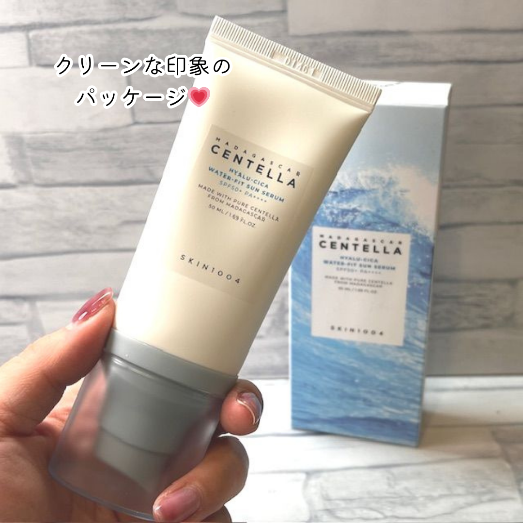 ヒアルーシカ ウォーターフィット サンセラム/SKIN1004/日焼け止めローションを使ったクチコミ（2枚目）