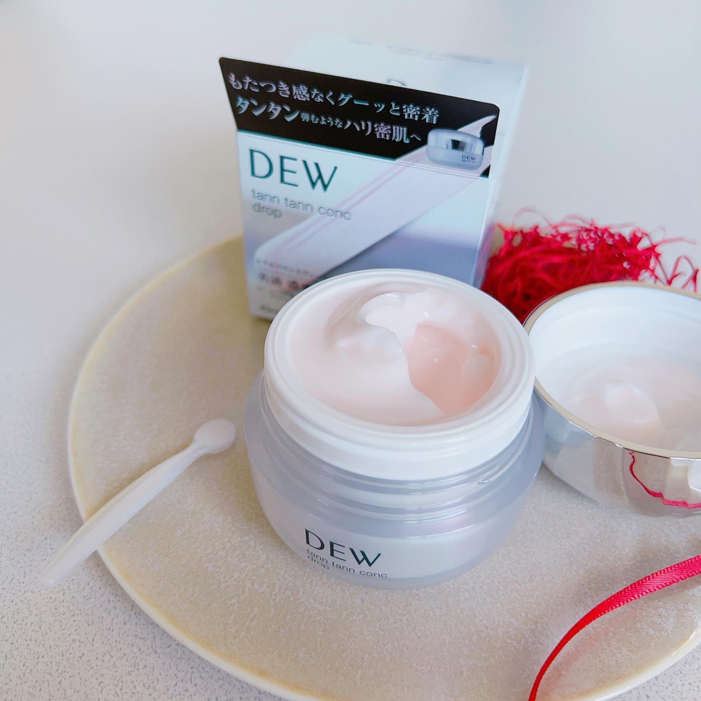 タンタンコンクドロップ/DEW/フェイスクリームを使ったクチコミ（2枚目）