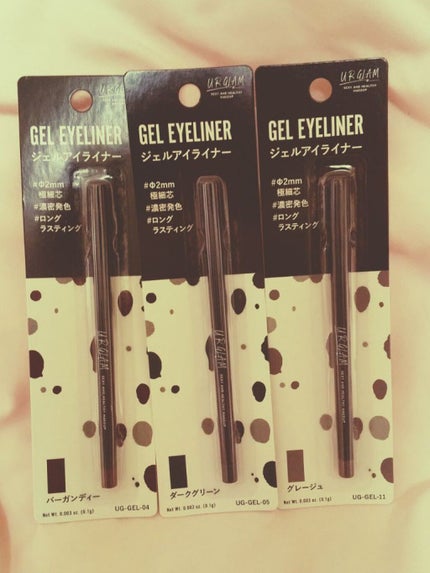 UR GLAM GEL EYELINER/U R GLAM/ジェルアイライナーを使ったクチコミ(1枚目)
