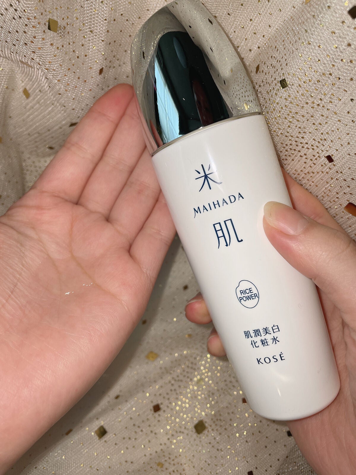 肌潤美白化粧水/米肌/化粧水を使ったクチコミ(3枚目)