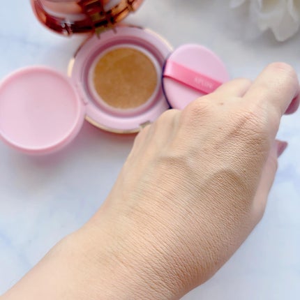 ピンクティーツリーカバーアップグロウクッション/APLIN/クッションファンデーションを使ったクチコミ(4枚目)