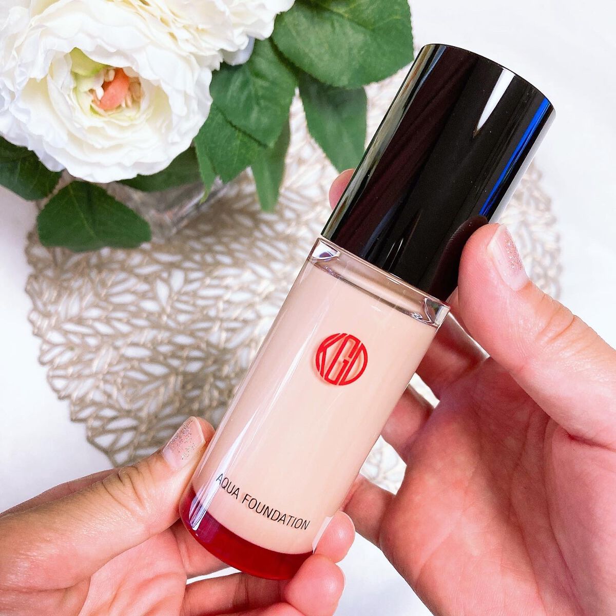 マイファンスィー アクアファンデーション/Koh Gen Do/リキッドファンデーションを使ったクチコミ(2枚目)