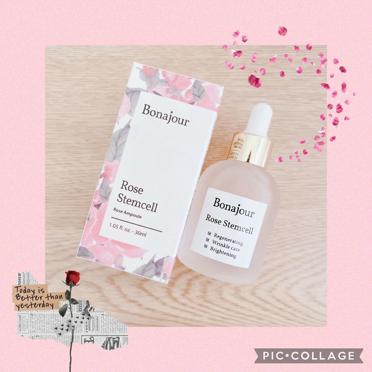 ローズステムセルセラム/Bonajour/美容液を使ったクチコミ(1枚目)