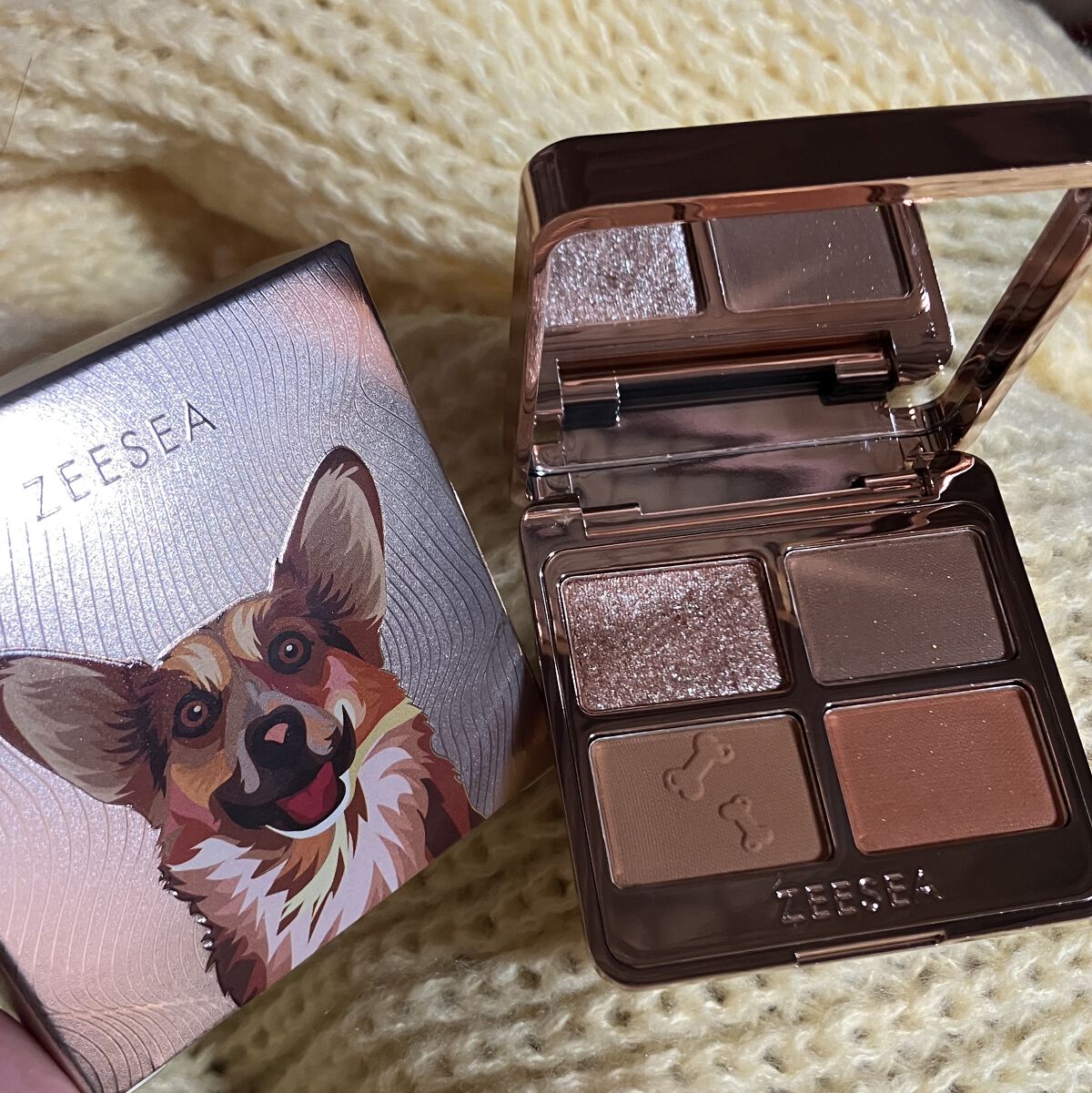 アニマルアイシャドウ(4シェード)/ZEESEA/アイシャドウパレットを使ったクチコミ（2枚目）