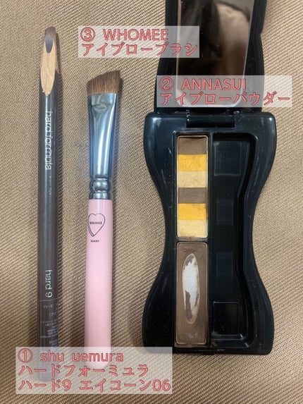 アイブロウ カラー コンパクト/ANNA SUI/パウダーアイブロウを使ったクチコミ(2枚目)