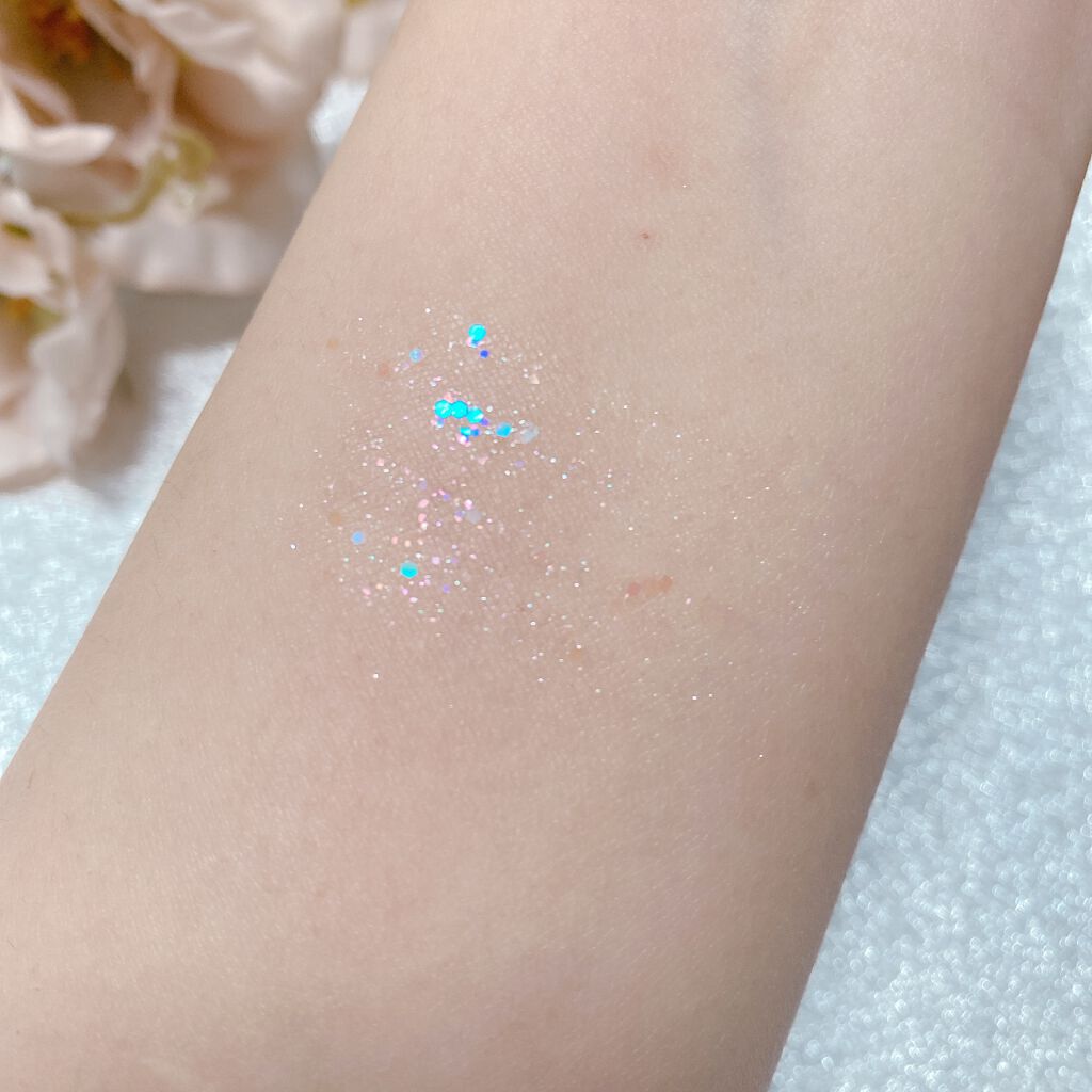 シャンパンアイグリッター/Peach C/グリッターを使ったクチコミ(8枚目)