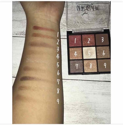 UR GLAM BLOOMING EYE COLOR PALETTE/U R GLAM/アイシャドウパレットを使ったクチコミ(4枚目)