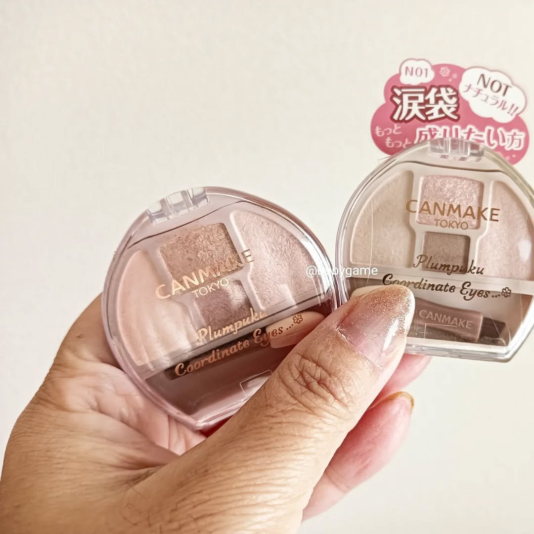 プランぷくコーデアイズ/キャンメイク/パウダーアイシャドウを使ったクチコミ（2枚目）