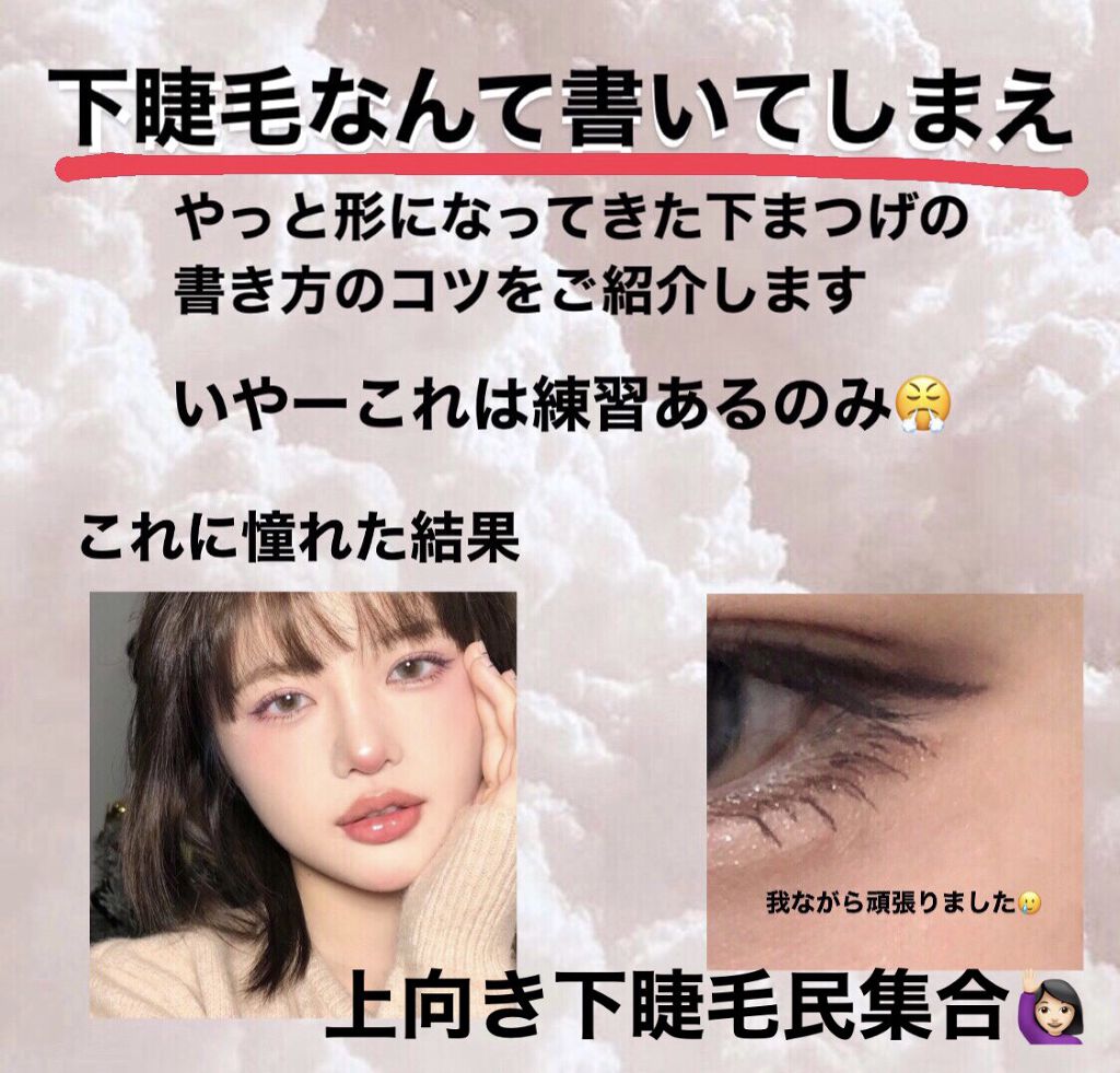 ラスティングリキッドライナー 02 ビターチョコブラウン/キャンメイク/リキッドアイライナーを使ったクチコミ（1枚目）