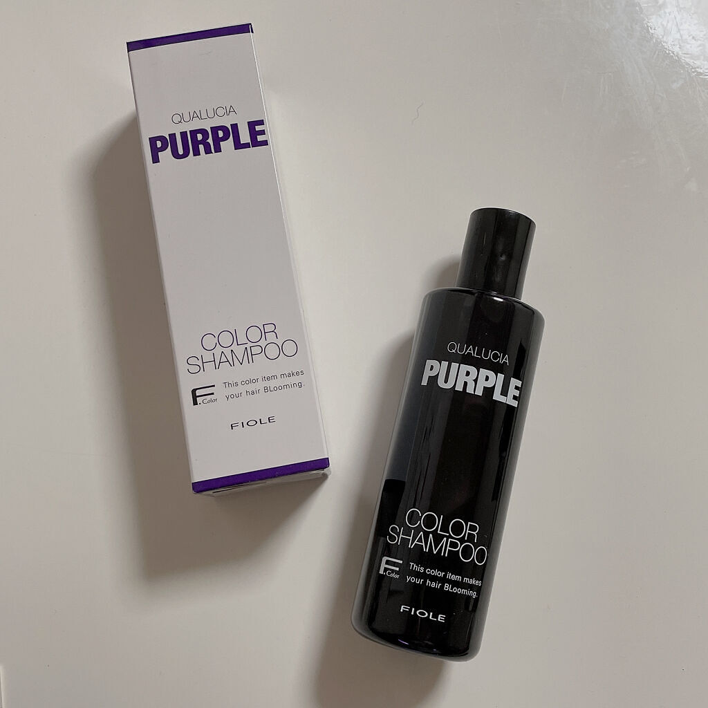 クオルシア カラーシャンプー/クオルシア/市販シャンプーを使ったクチコミ（1枚目）