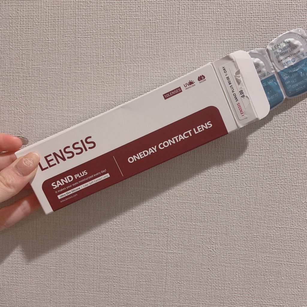 サンドシリーズ サンドプラスベージュ/LENSSIS/カラーコンタクトレンズを使ったクチコミ（2枚目）