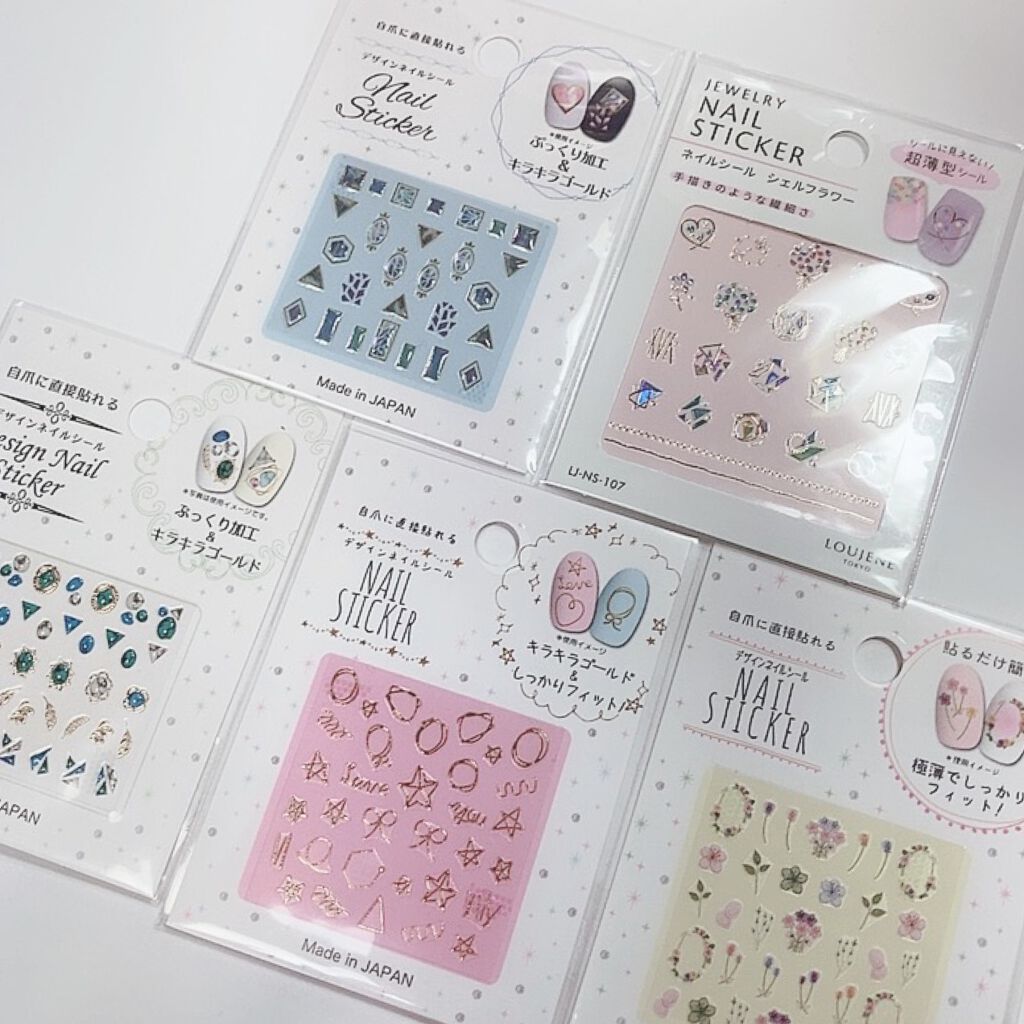 ジュエリーネイルシール/LOUJENE/ネイルシールを使ったクチコミ（2枚目）