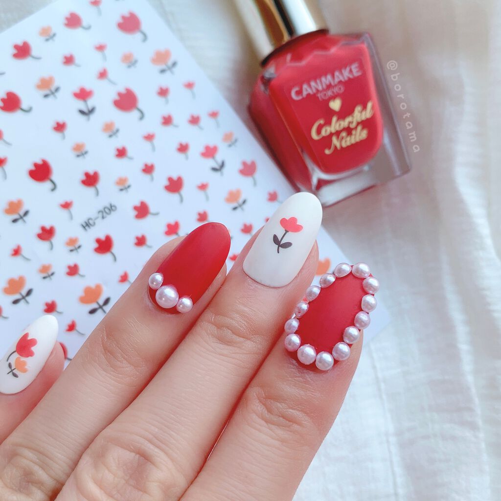 カラフルネイルズ/キャンメイク/マニキュアを使ったクチコミ（3枚目）