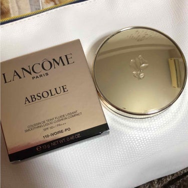 LANCOME アプソリュ タン クッションコンパクトのクチコミ「店頭でスタッフの方に試してもらったら、凄く良かったので購入しました。
 ..」（1枚目）