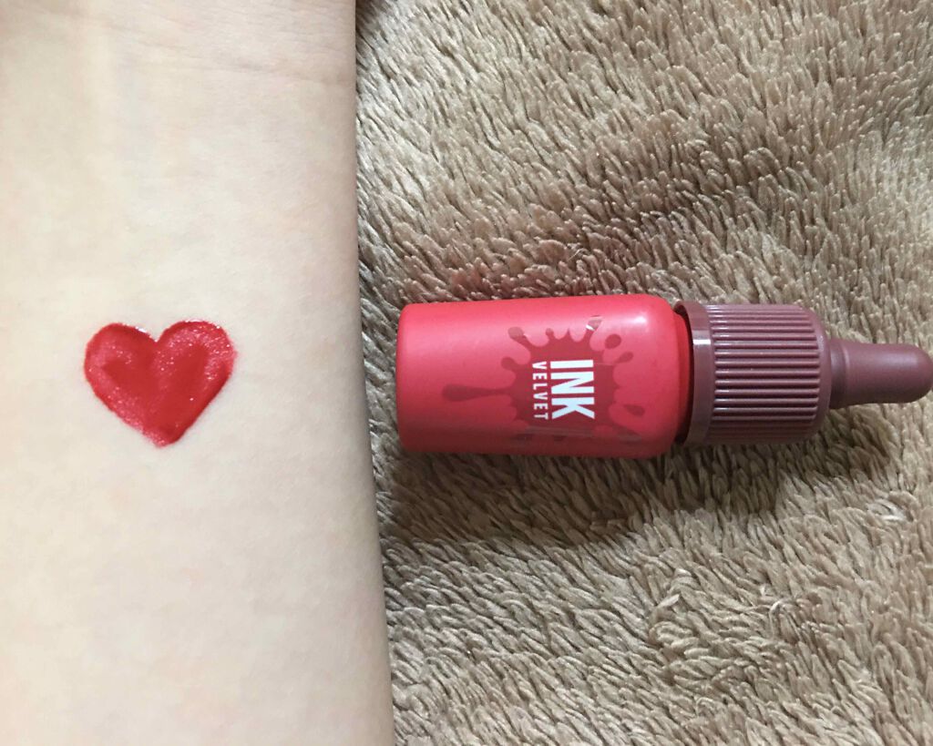 インク ベルベット/PERIPERA/口紅を使ったクチコミ（2枚目）