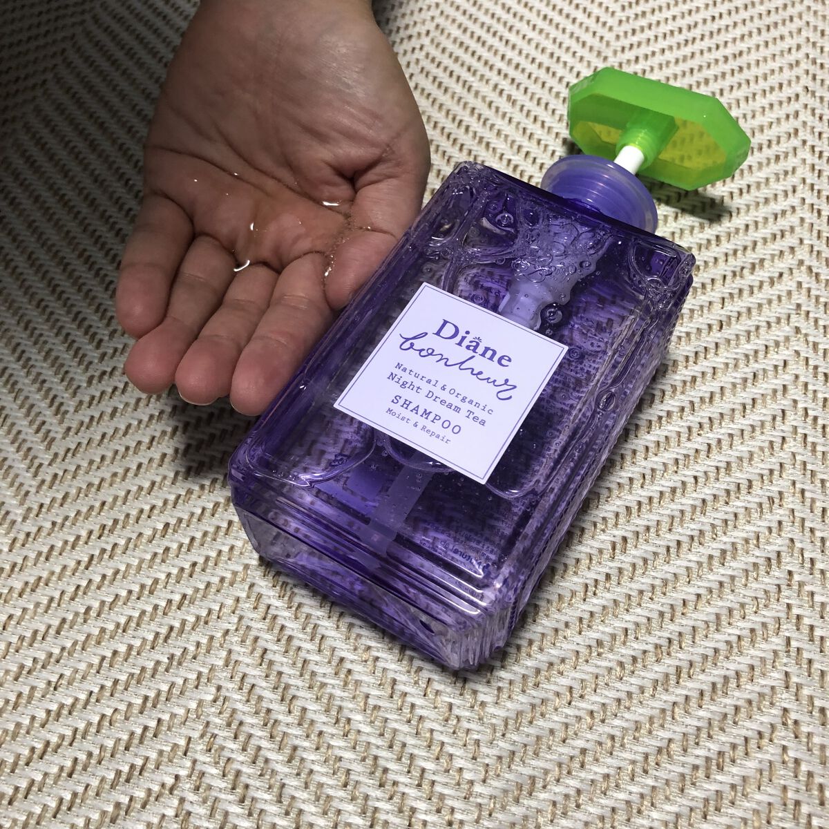 ダイアンボヌール モイスト＆リペア シャンプー/トリートメント ナイトドリームティーの香り/ダイアン/市販シャンプーを使ったクチコミ（2枚目）