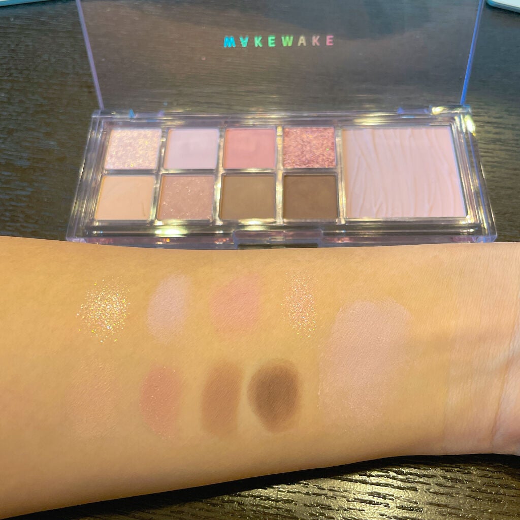 ミックスブラーリングアイパレット/wakemake/マルチパレットを使ったクチコミ(3枚目)