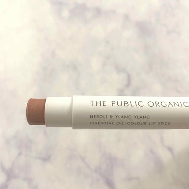 オーガニック認証 精油カラーリップスティック グレースフル ピンク/THE PUBLIC ORGANIC/口紅を使ったクチコミ（2枚目）