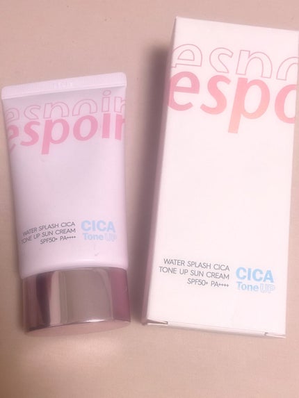 ウォータースプラッシュシカトーンアップクリーム/espoir/化粧下地を使ったクチコミ(1枚目)