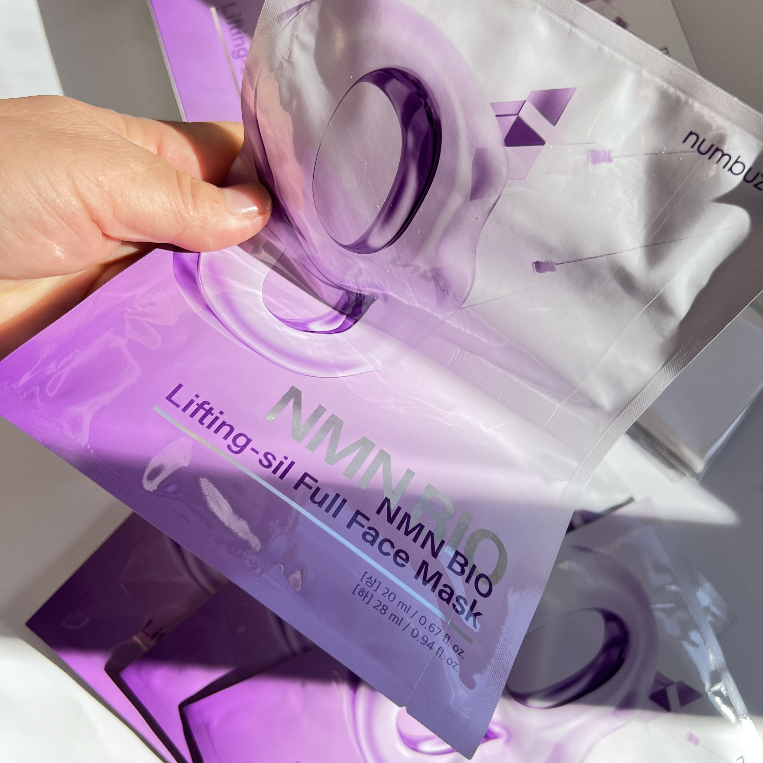9番 NMNバイオリフトラッピングマスク/numbuzin/シートマスク・パックを使ったクチコミ（3枚目）
