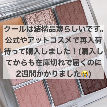 ディオール バックステージ アイ パレット/Dior/アイシャドウパレットを使ったクチコミ(8枚目)