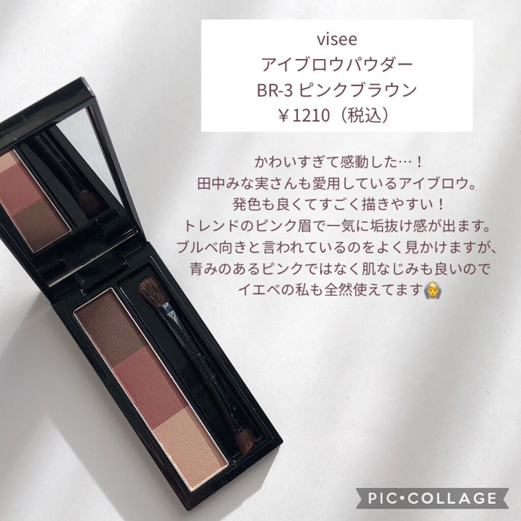 ヴィセ リシェ アイブロウパウダー/Visée/パウダーアイブロウを使ったクチコミ(2枚目)