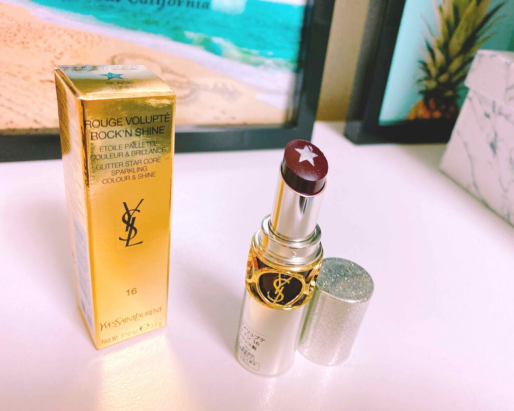 ルージュ ヴォリュプテ ロックシャイン/YVES SAINT LAURENT BEAUTE/口紅を使ったクチコミ(1枚目)