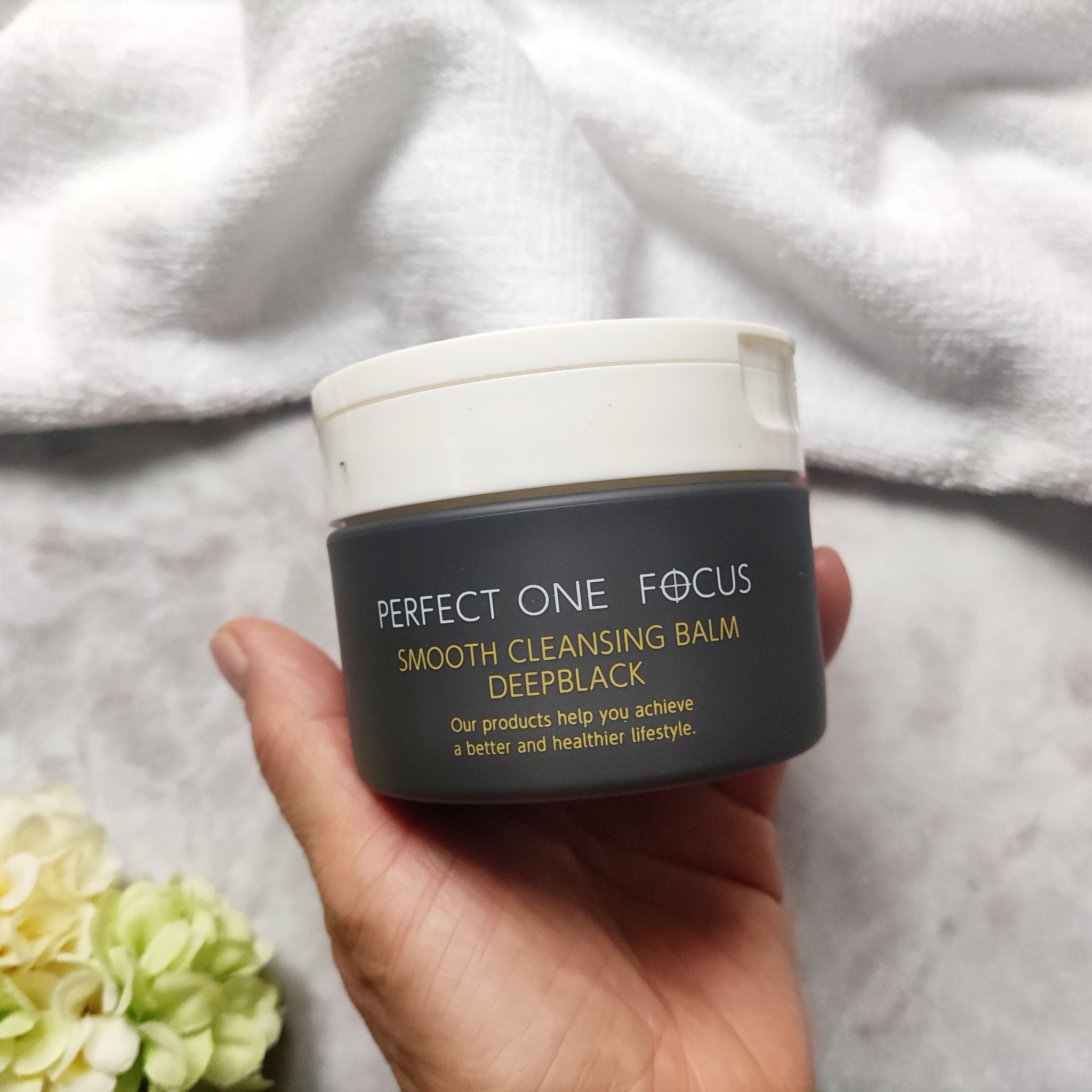 パーフェクトワンフォーカス スムースクレンジングバーム ディープブラック/PERFECT ONE  FOCUS/クレンジングバームを使ったクチコミ（2枚目）
