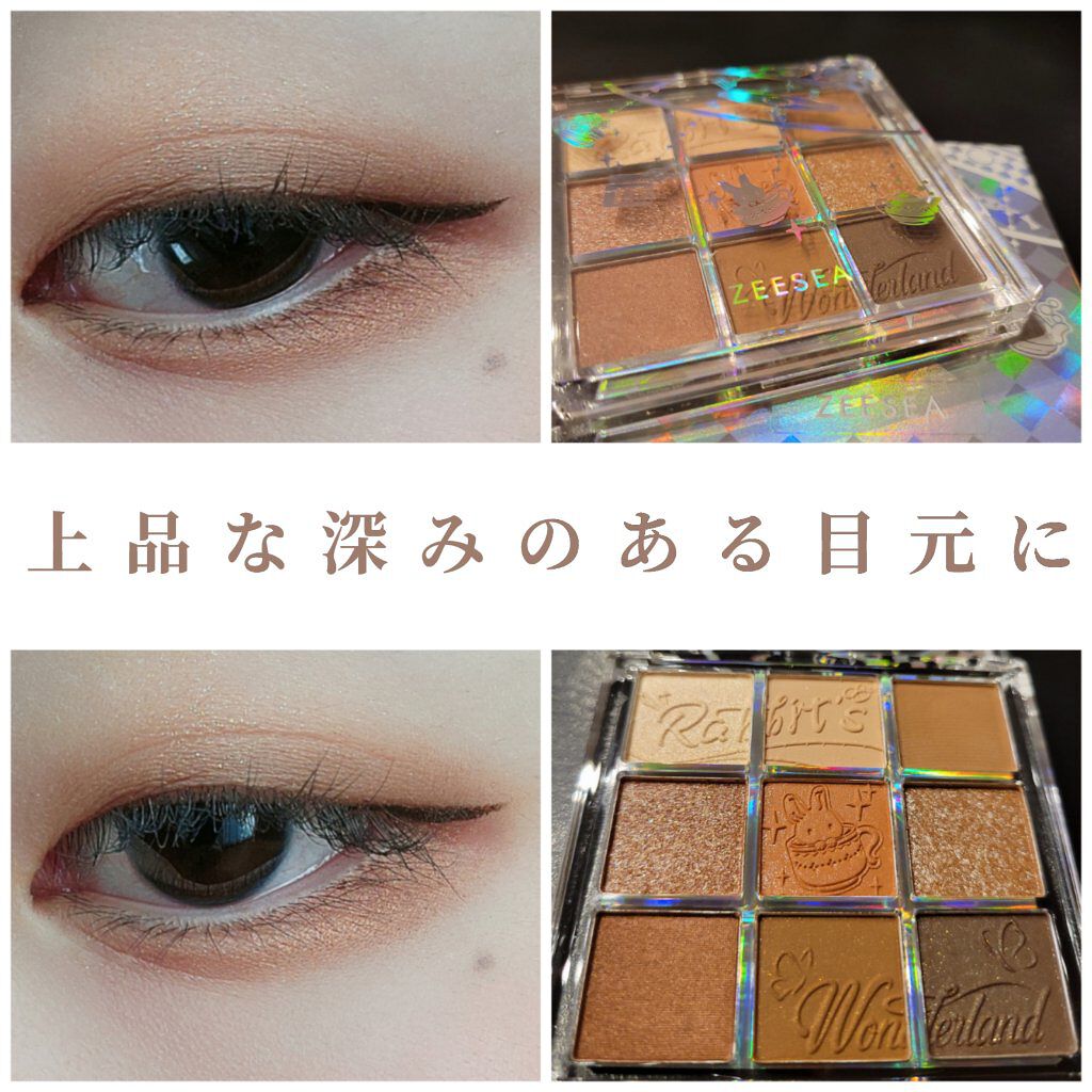 クォーツ 9色アイシャドウパレット(ドリームランドアイシャドウ)/ZEESEA/アイシャドウパレットを使ったクチコミ（1枚目）