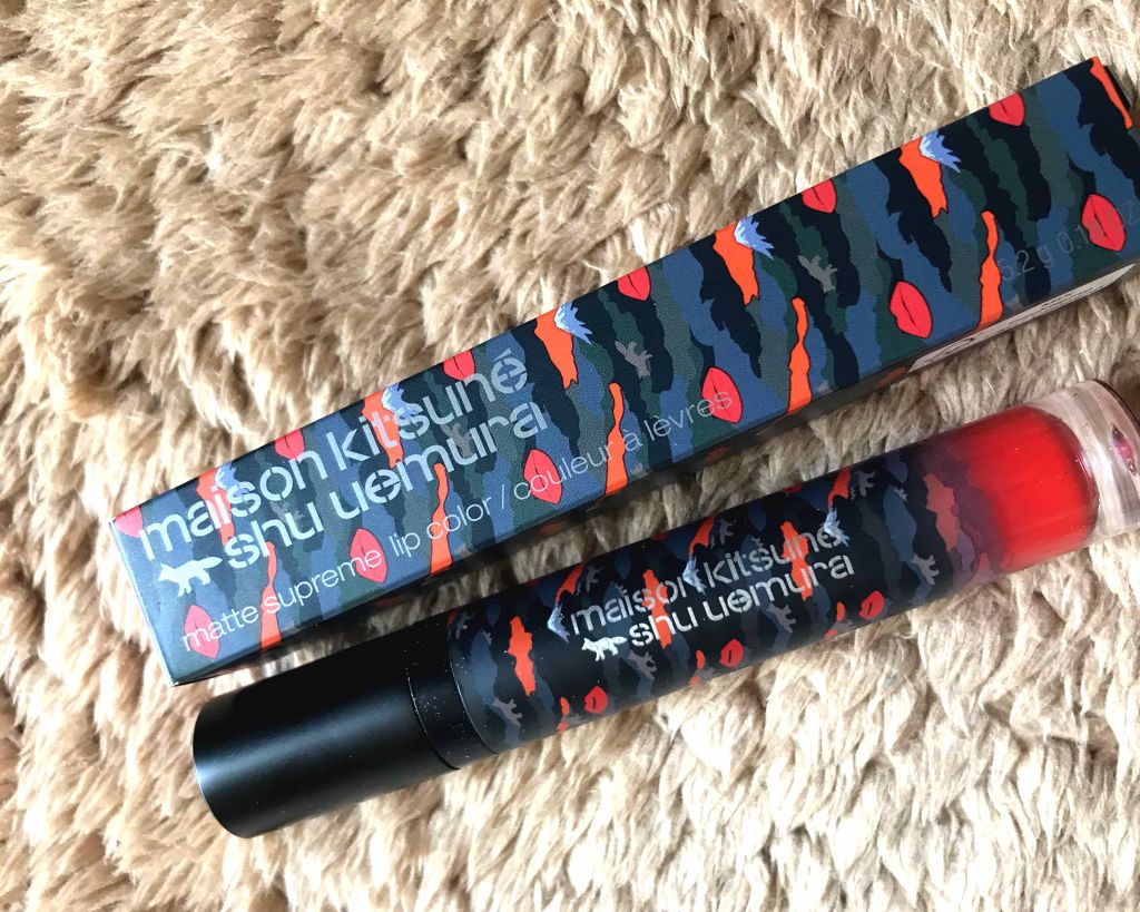 マット シュプリア/shu uemura/口紅を使ったクチコミ（1枚目）