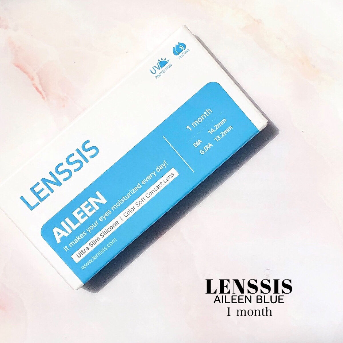 エイリンシリーズ エイリンブルー/LENSSIS/カラーコンタクトレンズを使ったクチコミ（2枚目）