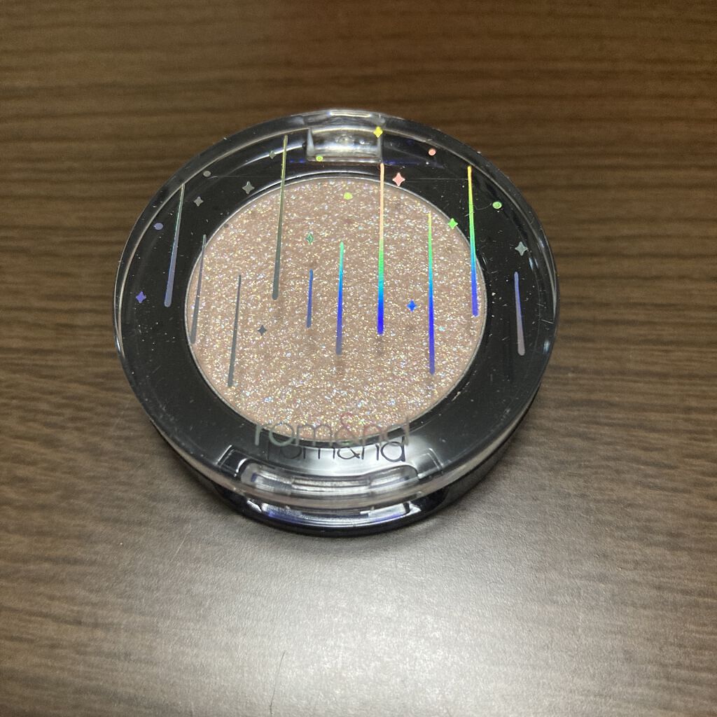 グリッター シャドウ カラー/rom&nd/グリッターを使ったクチコミ（2枚目）