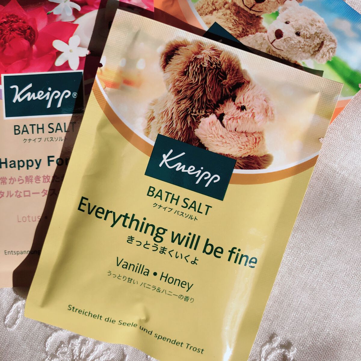 クナイプ バスソルト バニラ＆ハニーの香り/クナイプ/無機塩系入浴剤を使ったクチコミ（1枚目）