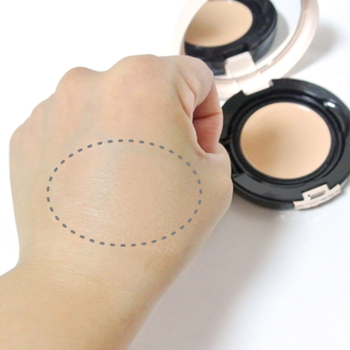 ドラマティッククッションジェリー/マキアージュ/クッションファンデーションを使ったクチコミ（3枚目）