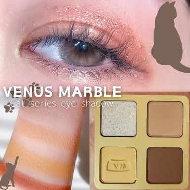 Venus Marble アイシャドウキャットシリーズ/Venus Marble/アイシャドウパレットを使ったクチコミ（6枚目）