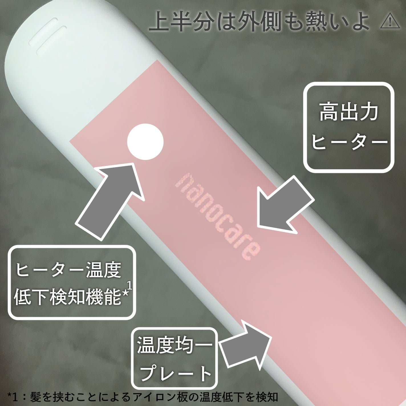 ストレートアイロン ナノケア EH-HS0J /Panasonic/ストレートアイロンを使ったクチコミ(7枚目)