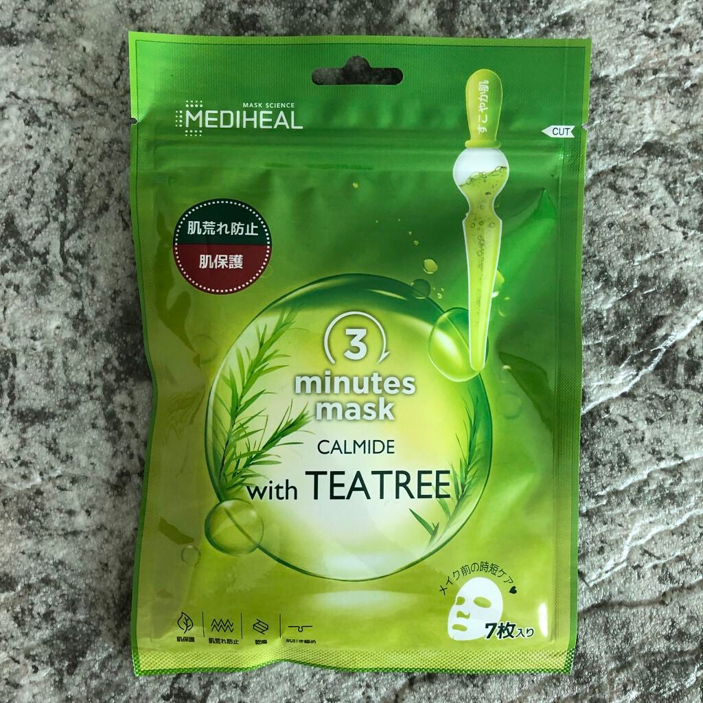 3ミニッツマスク:カーマイド with ティーツリー/MEDIHEAL/シートマスク・パックを使ったクチコミ(1枚目)