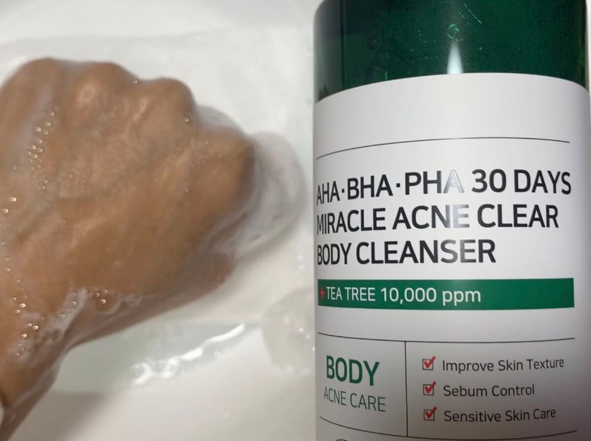 AHA·BHA·PHA 30デイズミラクルアクネボディクレンザー/SOME BY MI/ボディソープを使ったクチコミ(3枚目)