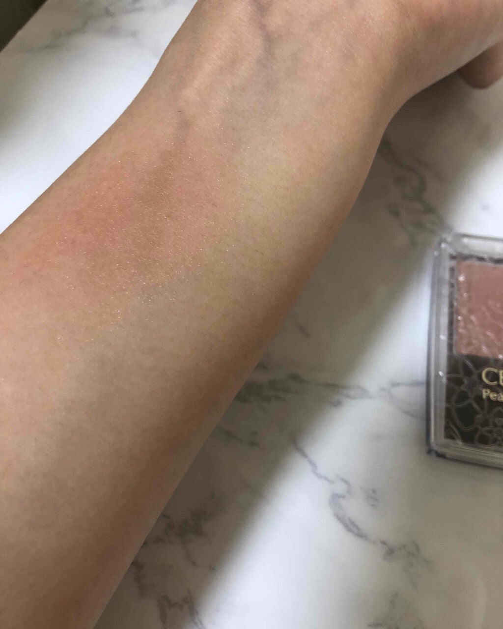 パールグロウチーク/CEZANNE/パウダーチークを使ったクチコミ(2枚目)