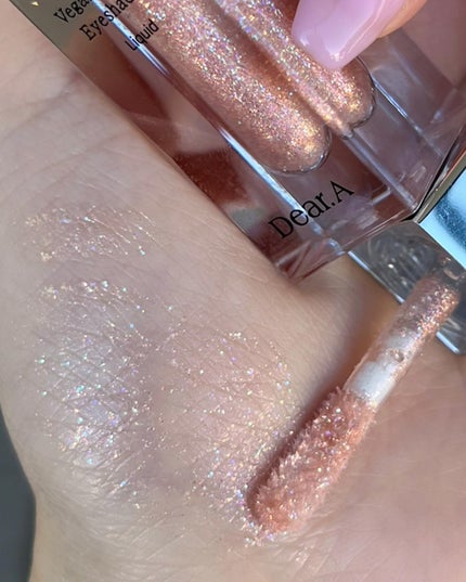 グリッターアイシャドウ/Dear.A/グリッターを使ったクチコミ(5枚目)