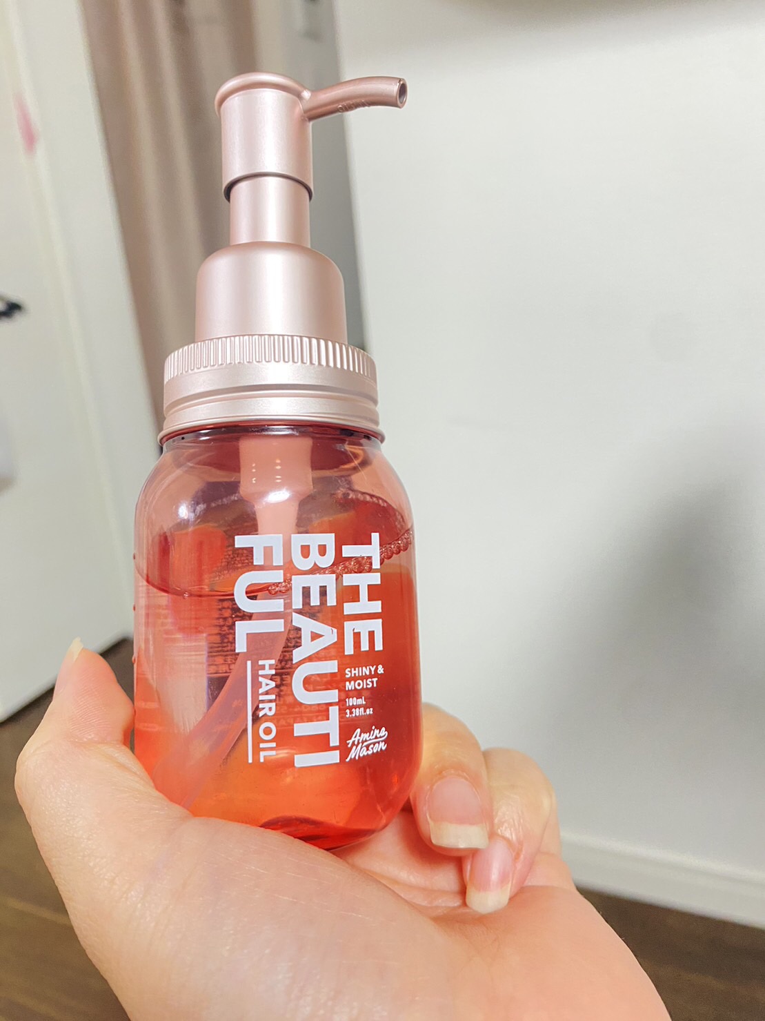 アミノメイソン シャイニー＆モイスト ヘアオイル/アミノメイソン/ヘアオイルを使ったクチコミ（1枚目）