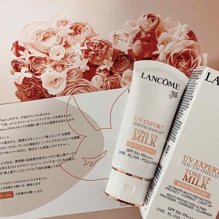UV エクスペール トーン アップ ローズ/LANCOME/日焼け止め・UVケアを使ったクチコミ(2枚目)