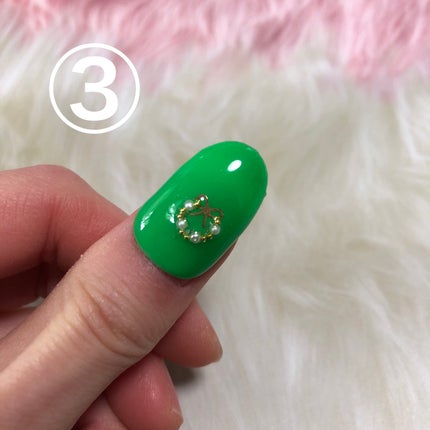 ジェルネイル(ライト対応)/セリア/ジェルネイルを使ったクチコミ(5枚目)