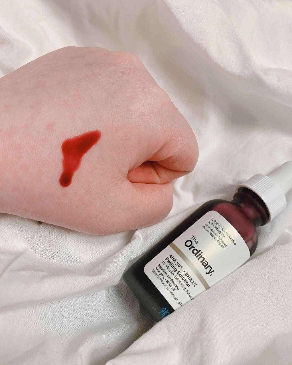 AHA 30% + BHA 2% Peeling Solution/The Ordinary/ピーリングを使ったクチコミ(2枚目)