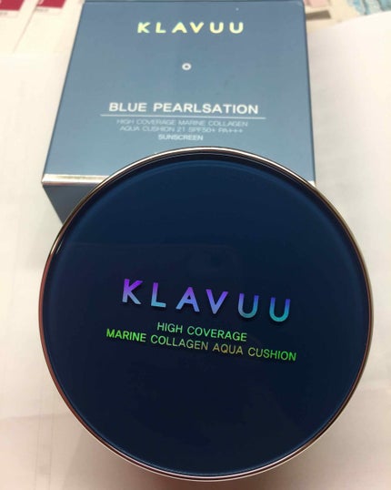 ブルーパールマリンコラーゲンアクアクッション/KLAVUU/クッションファンデーションを使ったクチコミ(1枚目)