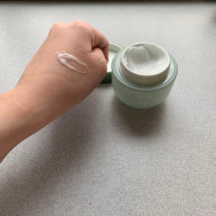 ピュアアルテミシア カーミングウォータークリーム/HANYUL(ハンユル)/フェイスクリームを使ったクチコミ(5枚目)